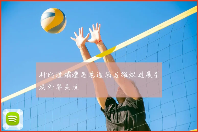 科比遗孀遭恶意造谣后维权进展引发外界关注